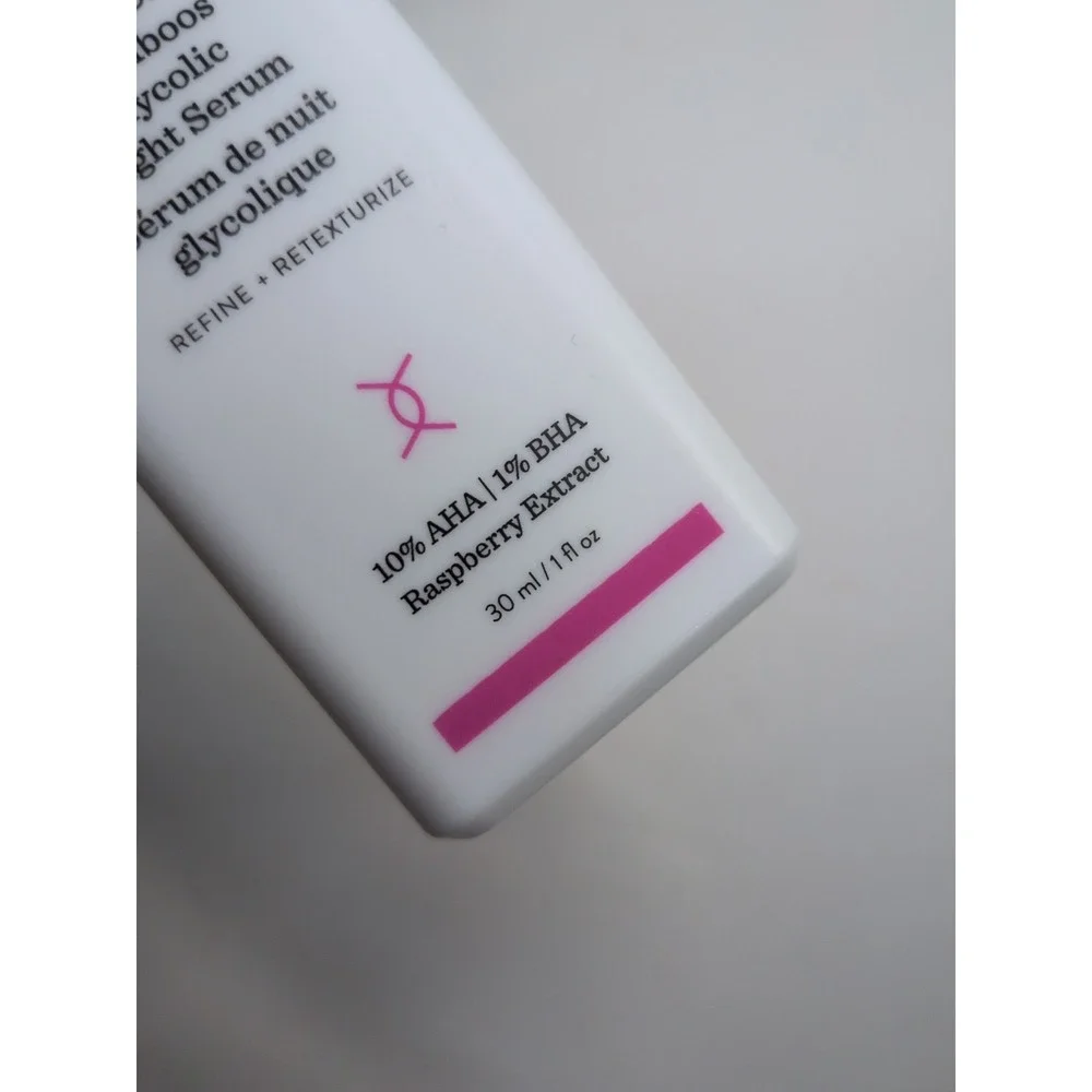 NEW🥰Drunk Elephant TLC Framboos Glycolic Night Serum 30ml/1oz Raspberry Extract